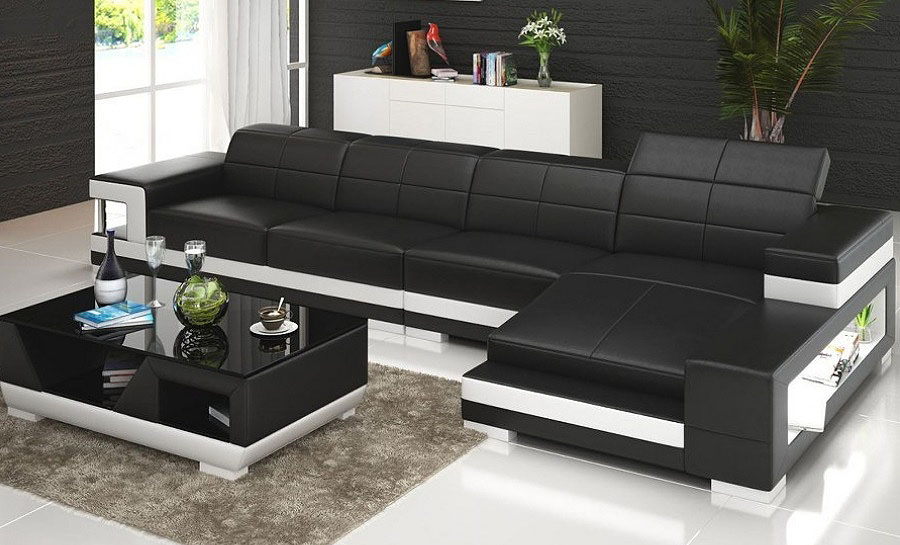 Kevlar-3sC- Leather Sofa Lounge Set